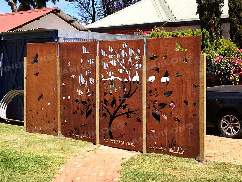 backyard corten steel screen manufacturer